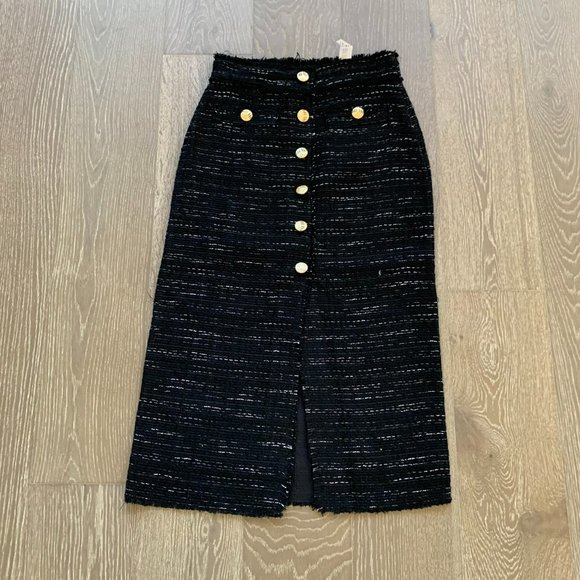 Zara buttoned pencil skirt - Picture 7 of 14